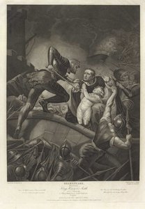 Tercera parte del Rey Enrique VI, acto I, escena III de la serie La Galería de Shakespeare de James Northcote